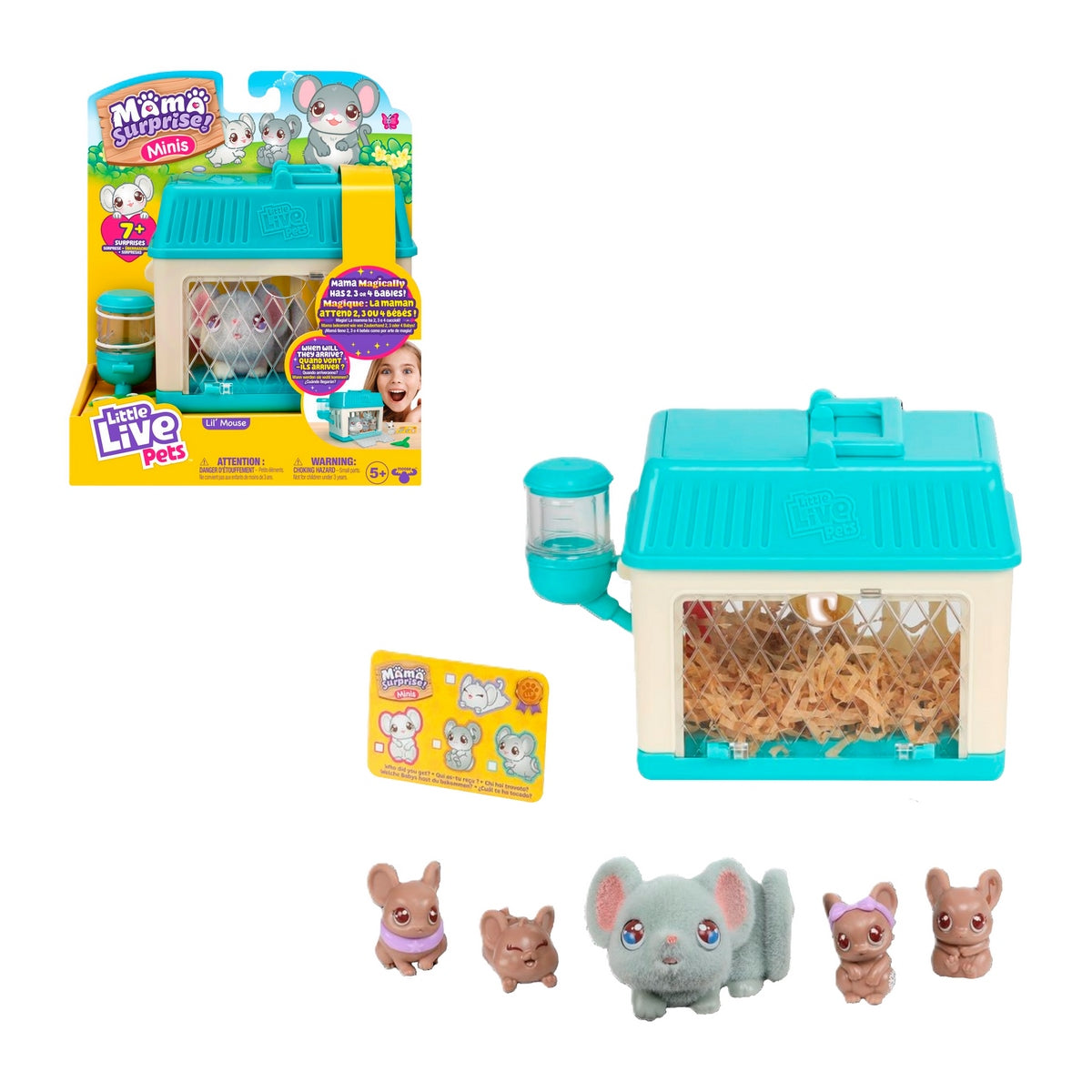 Little Live Pets Mamma Sorpresa Set Juego Mini S2 - Lil´mouse